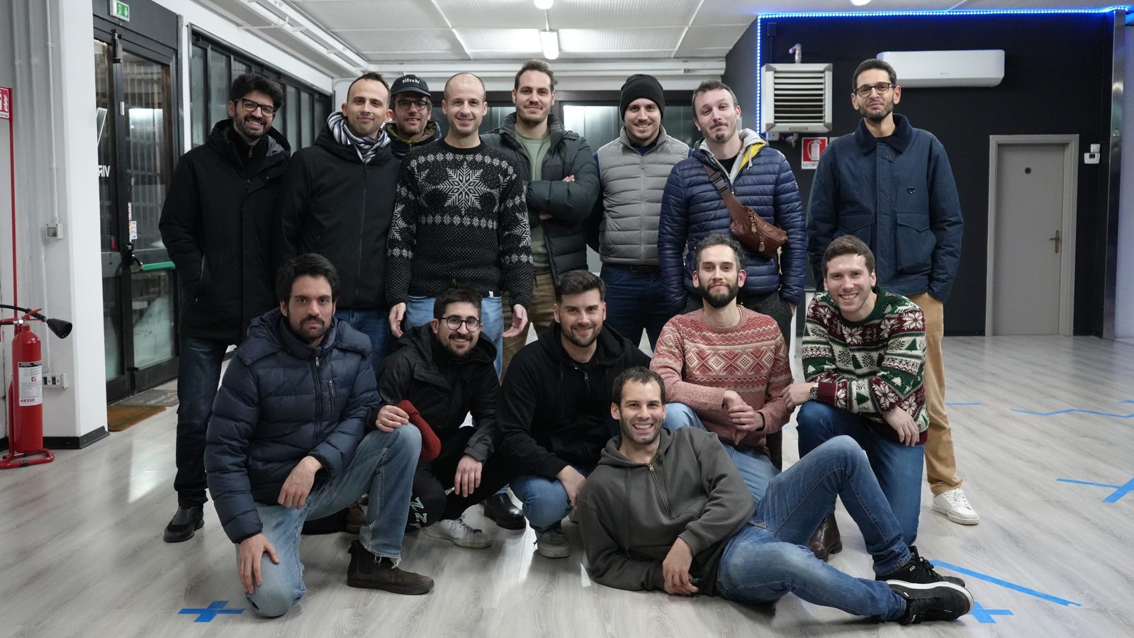 I quattordici soci fondatori di BOXALMATCH insieme